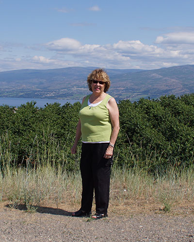 Carol Zanon works hard for the people of West Kelowna.