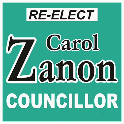 Carol Zanon works hard for the people of West Kelowna.